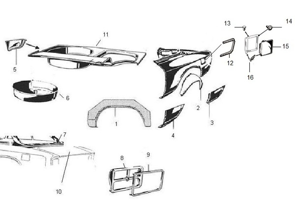 CARROSSERIE -  Aile AR